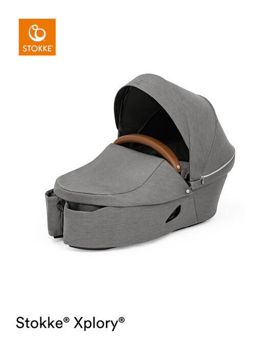 Stokke Xplory X Pushchair & Carry Cot- Modern Grey image number 3